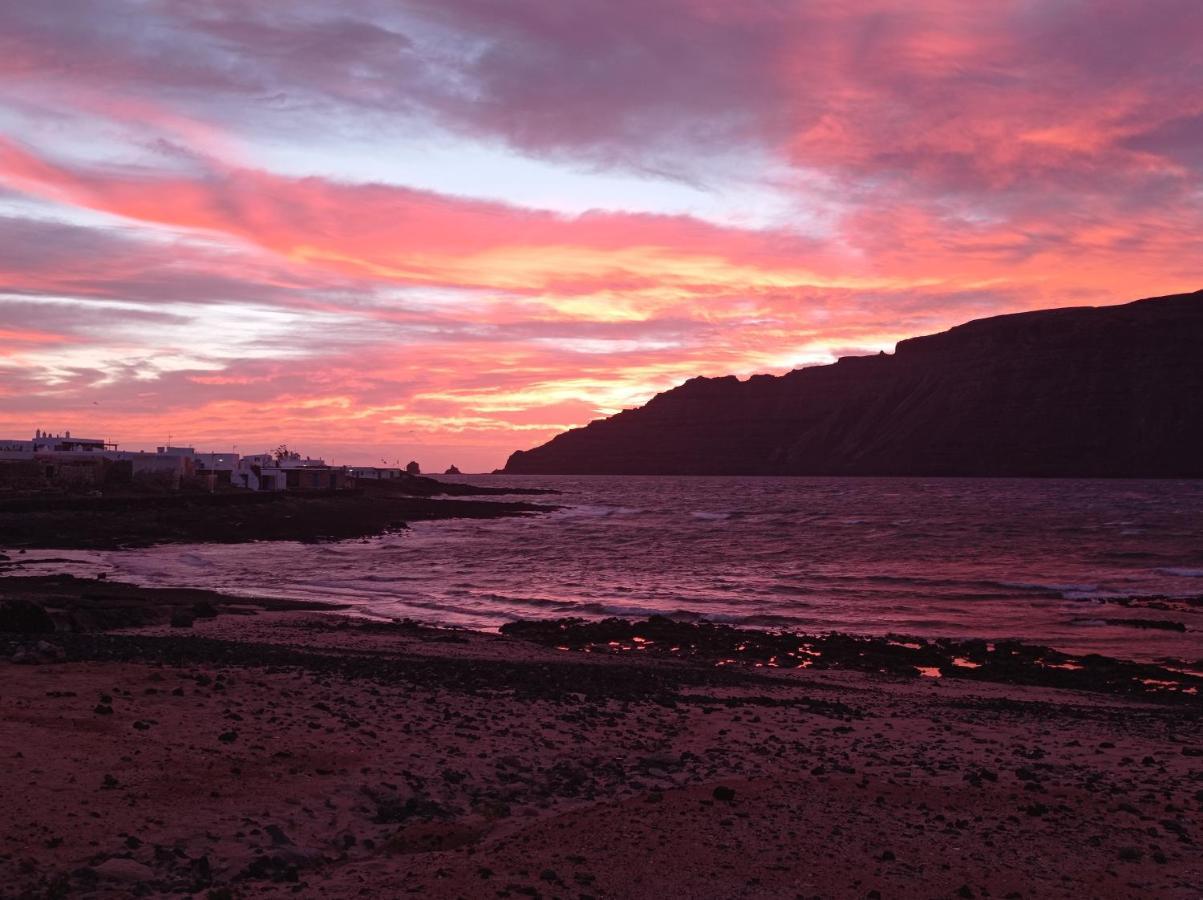 El Erizo Daire Caleta de Sebo Dış mekan fotoğraf